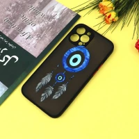 قاب PC مات محافظ لنزدار طرحدار دیریم کچر آیفون iPhone 12 Pro Max
