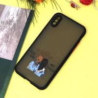 قاب PC مات محافظ لنزدار طرحدار Friends آیفون iPhone X/XS