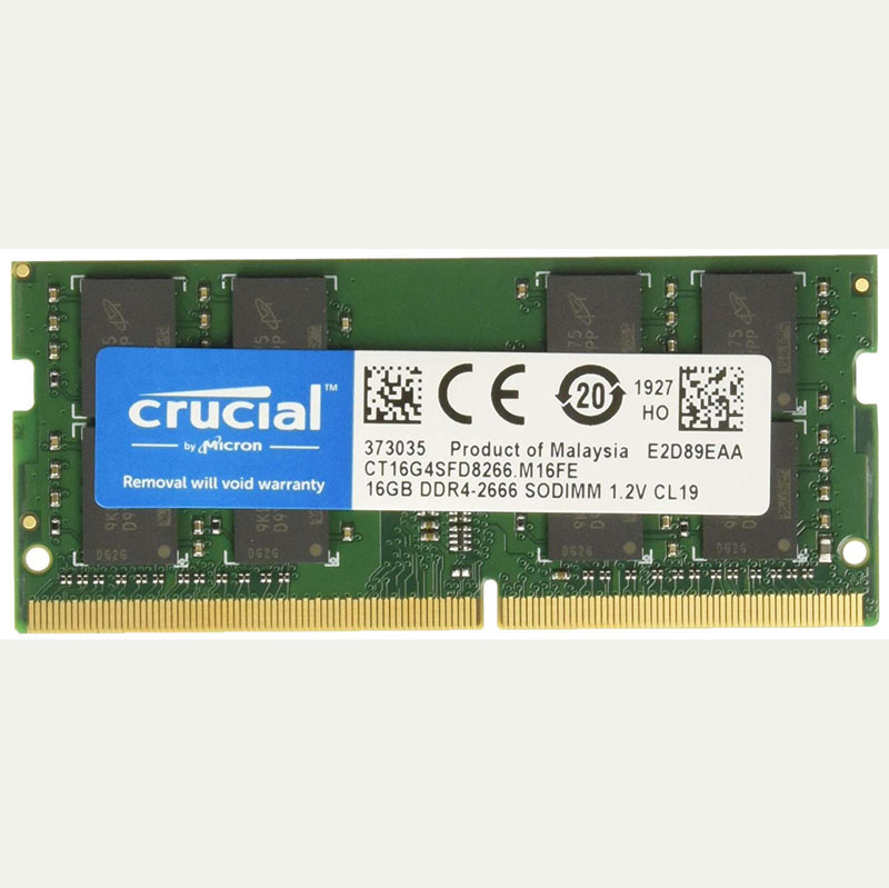 رم لپ تاپ کورشیال Crucial DDR4 16GB 2666MHz CL19