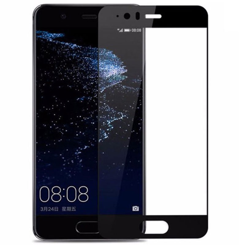 گلس تمام چسب Huawei P10 Lite مشکی
