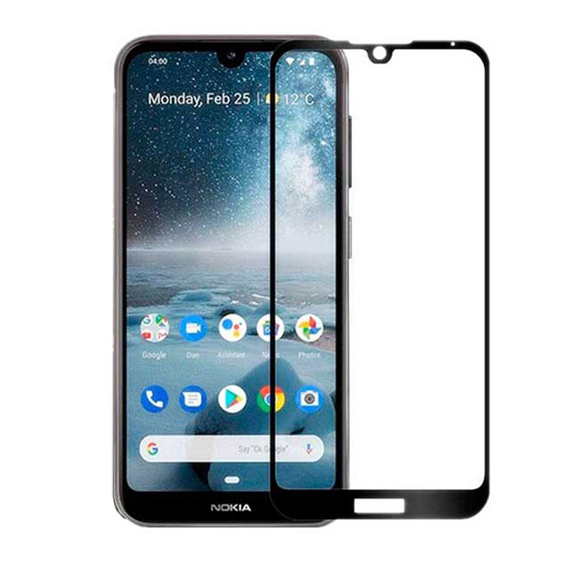 گلس تمام چسب Nokia 4.2 مشکی