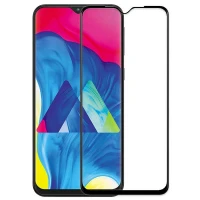 گلس تمام چسب Samsung M10 مشکی