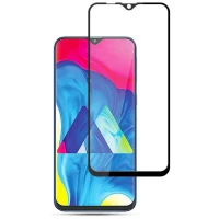 گلس تمام چسب Samsung M30 مشکی