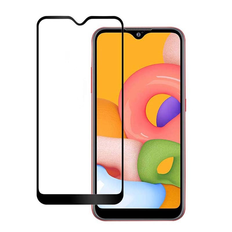 گلس تمام چسب Samsung A01