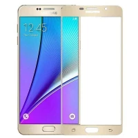 گلس تمام چسب Samsung A5 2016 طلایی