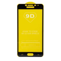 گلس فول تمام چسب Samsung C5 Pro مشکی