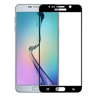 گلس تمام چسب Samsung Note 5 مشکی