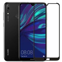 گلس تمام چسب Huawei Y7 2019 مشکی
