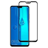 گلس فول تمام چسب Huawei Y9 2019 مشکی