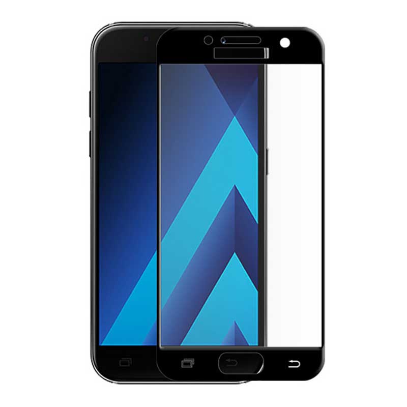 گلس شیشه ای تمام چسب Samsung Galaxy A3 2017