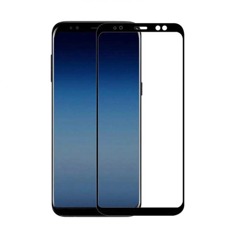 گلس شیشه ای تمام چسب Samsung Galaxy A8 2018