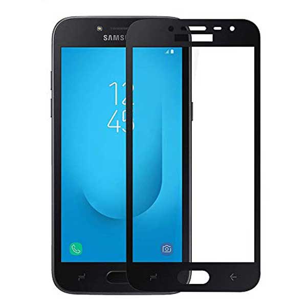 گلس شیشه ای تمام چسب Samsung Galaxy J2 Core