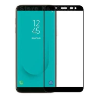 گلس شیشه ای تمام چسب Samsung Galaxy J6 Plus