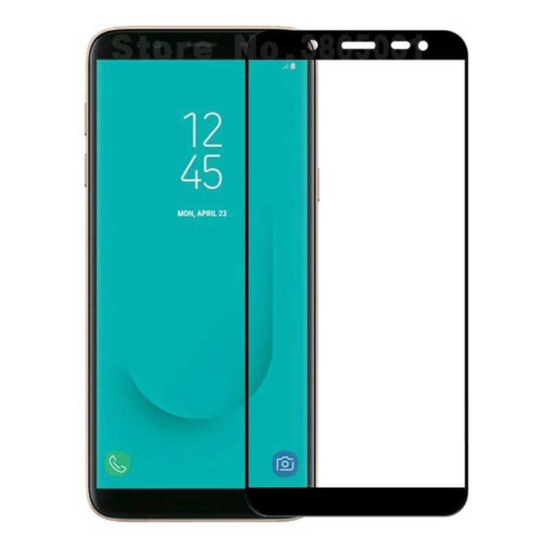 گلس شیشه ای تمام چسب Samsung Galaxy J6 Plus