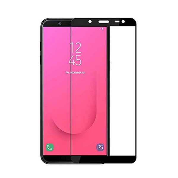 گلس شیشه ای تمام چسب Samsung Galaxy J8 2018