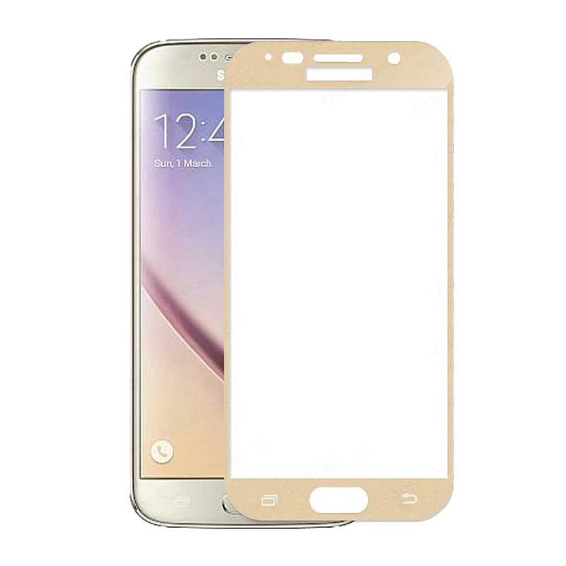 گلس شیشه ای تمام چسب Samsung Galaxy S6
