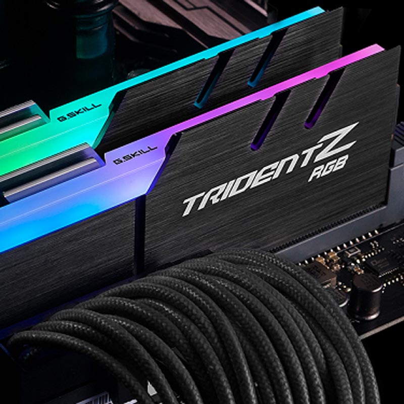 رم کامپیوتر G.SKILL TridentZ RGB DDR4 32GB 3200MHz CL14 Dual