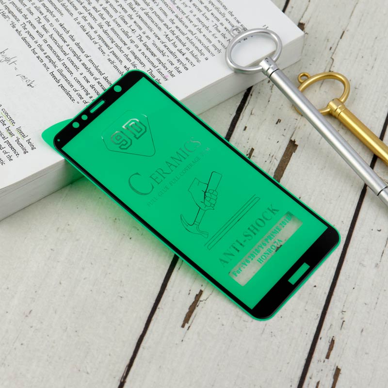 گلس سرامیکی براق Huawei Y6 2018 مشکی