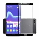 گلس فول تمام چسب Huawei Y9 2018 مشکی