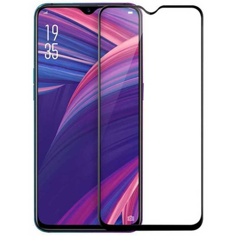 گلس تمام چسب Oppo F9/F9 Pro