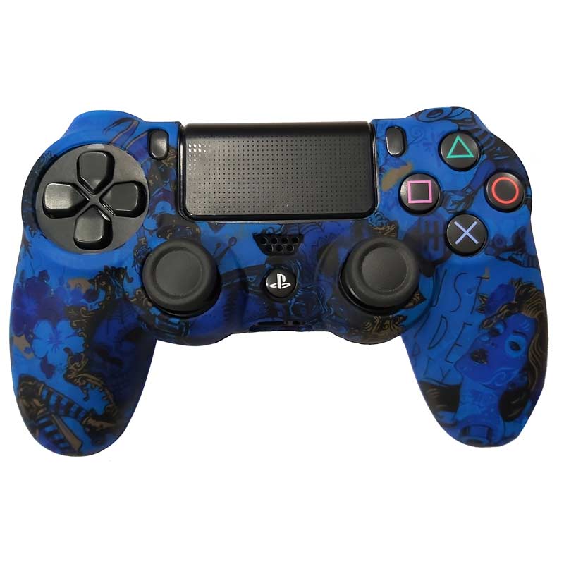 روکش دسته بازی PS4 طرح فانتزی زمینه آبی کد 14