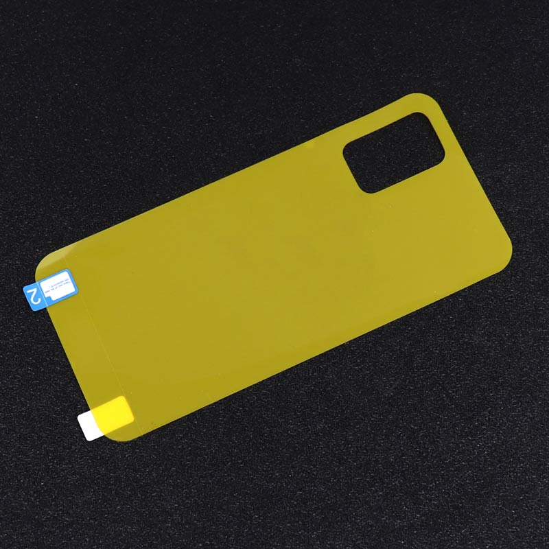 برچسب پشت تمام چسب زرد Samsung A02s / M02s