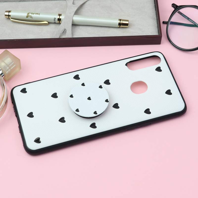 قاب فانتزی برجسته + پاپ سوکت کد۱ سامسونگ A20s