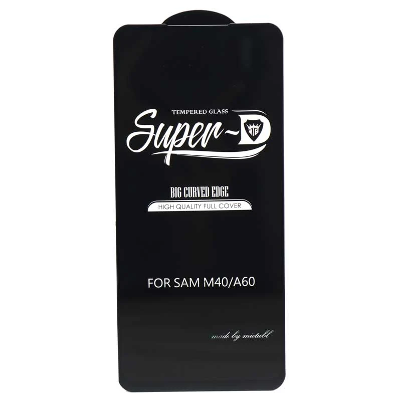 گلس SUPER D سامسونگ A60/M40 مشکی