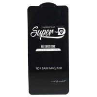 گلس SUPER D سامسونگ A60/M40 مشکی