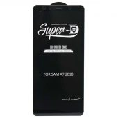 گلس SUPER D سامسونگ A7 2018 مشکی