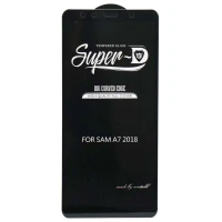 گلس SUPER D سامسونگ A7 2018 مشکی