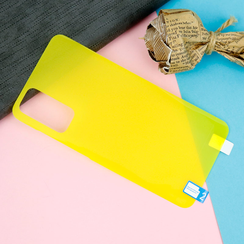 برچسب پشت تمام چسب زرد Samsung Galaxy S20 FE
