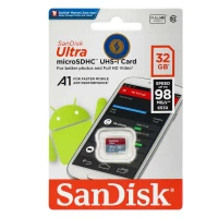 رم میکرو ۳۲ گیگ سن دیسک SanDisk Ultra U1 A1 98MB/s بدون خشاب