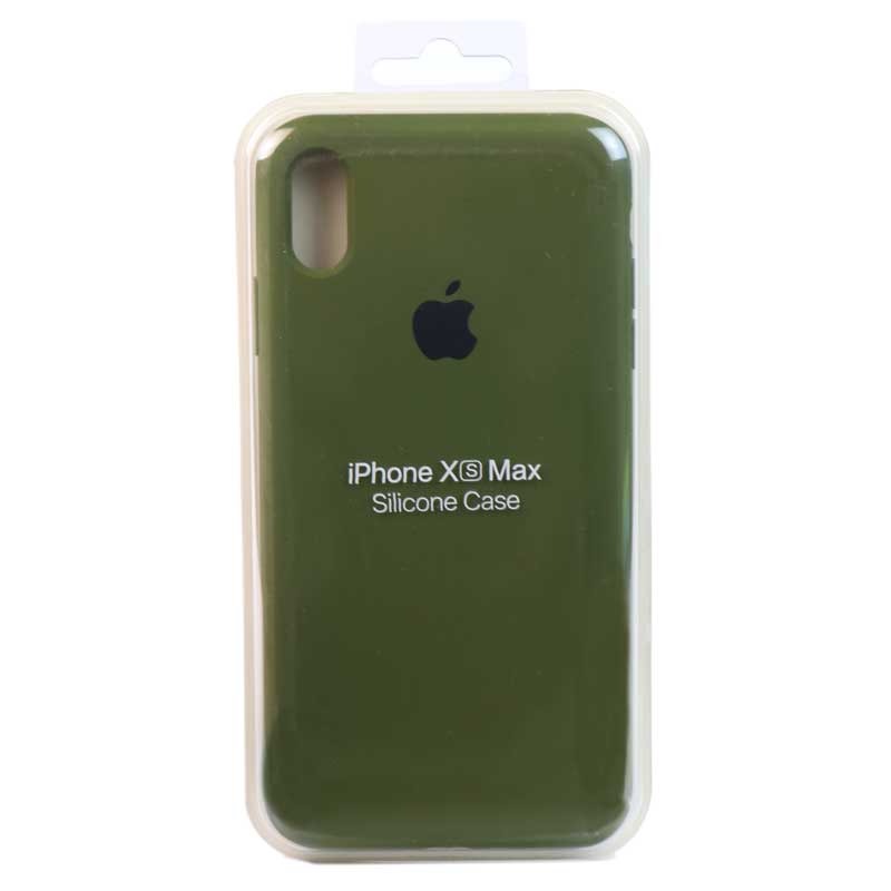 قاب سیلیکونی iPhone XS Max یشمی
