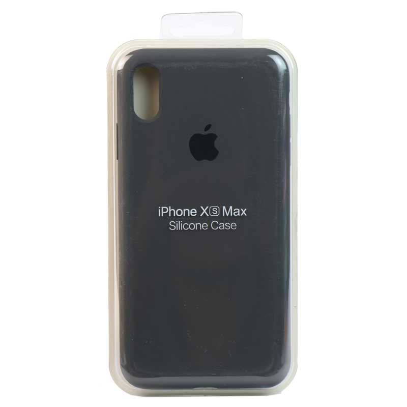 قاب سیلیکونی iPhone XS Max خاکستری