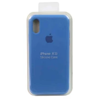 قاب سیلیکونی iPhone X/XS آبی