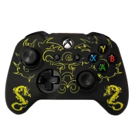 روکش دسته بازی Xbox طرح اژدها زرد