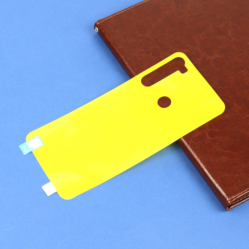 برچسب پشت تمام چسب زرد Xiaomi Redmi Note 8