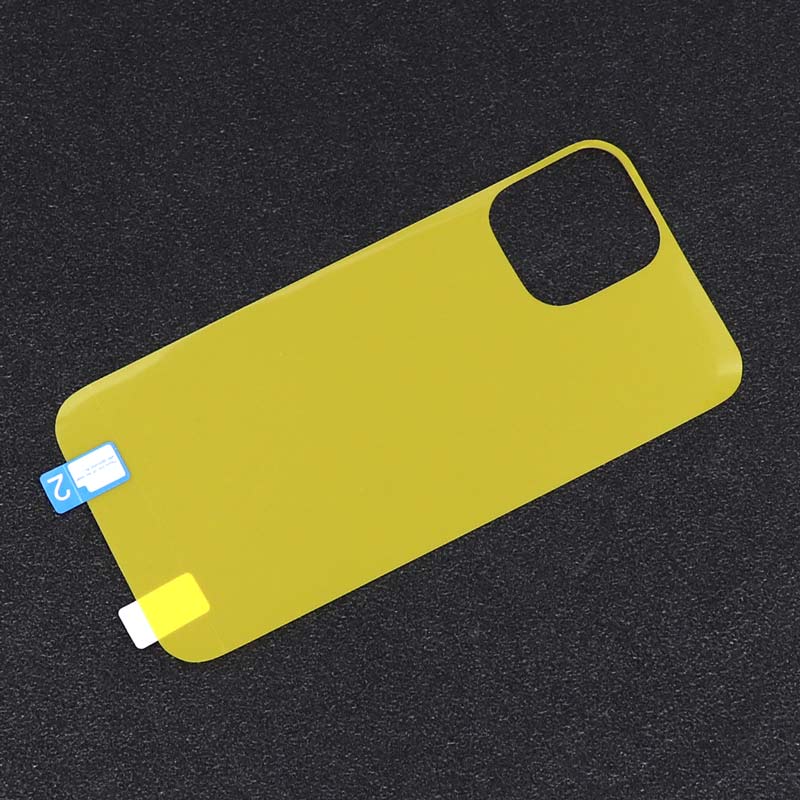 برچسب پشت تمام چسب زرد iPhone 12
