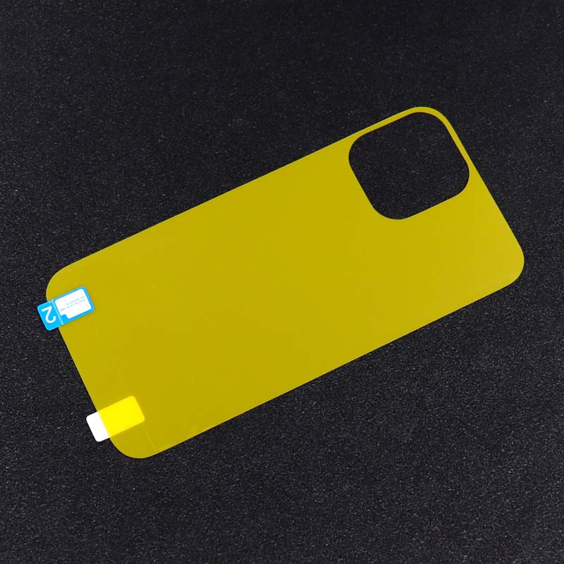 برچسب پشت تمام چسب زرد iPhone 12 Pro Max