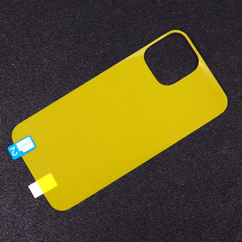 برچسب پشت تمام چسب زرد iPhone 12 Pro