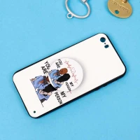 قاب فانتزی برجسته + پاپ سوکت طرح Friends آیفون iPhone 5/5s سری D