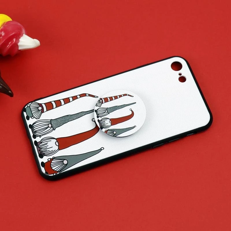 قاب فانتزی برجسته + پاپ سوکت طرح کوتوله iPhone 7/8 سری D