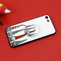 قاب فانتزی برجسته + پاپ سوکت طرح کوتوله iPhone 7/8 سری D