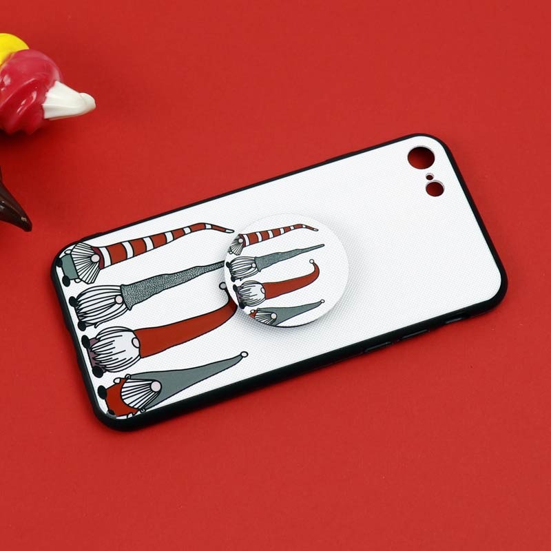 قاب فانتزی برجسته + پاپ سوکت طرح کوتوله iPhone 7/8 سری D