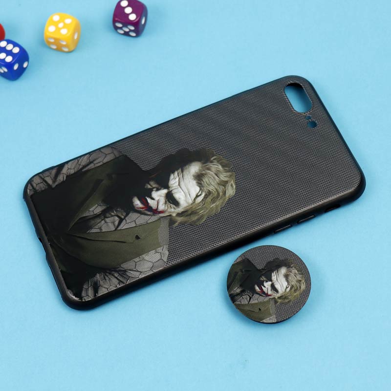 قاب فانتزی برجسته + پاپ سوکت طرح Joker آیفون iPhone 7 Plus / 8 Plus سری D