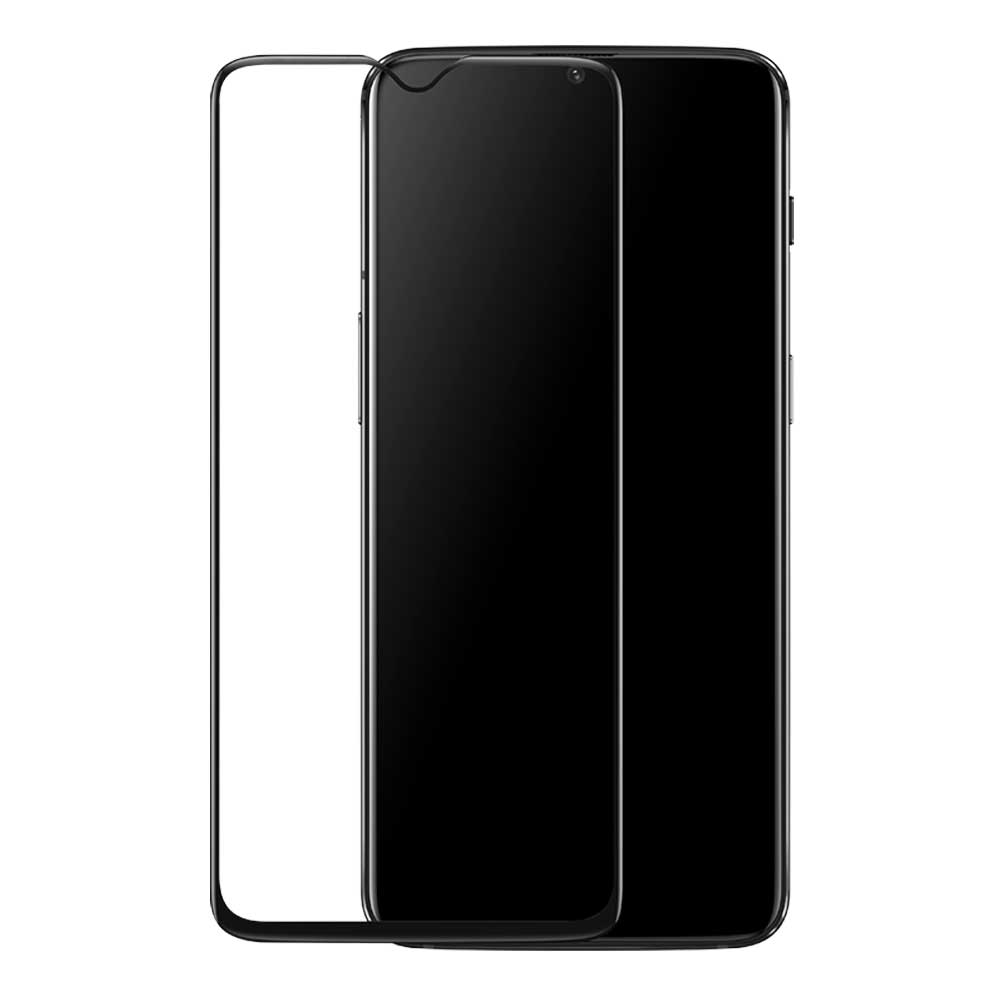 گلس تمام چسب OnePlus 6T مشکی