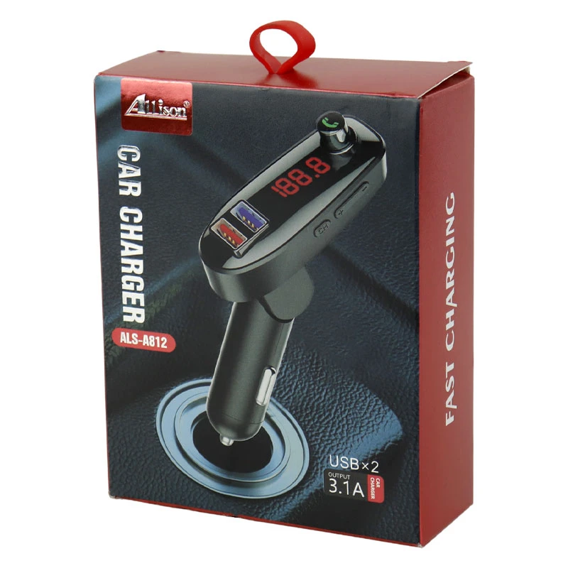 FM Player بلوتوثی + شارژر فندکی Allison ALS-A812