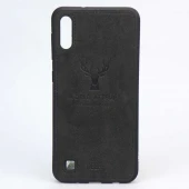قاب چرمی طرح گوزن Samsung A10 مشکی