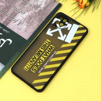 قاب PC مات محافظ لنزدار طرحدار Off White سامسونگ A12